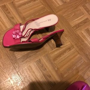 pink sandals